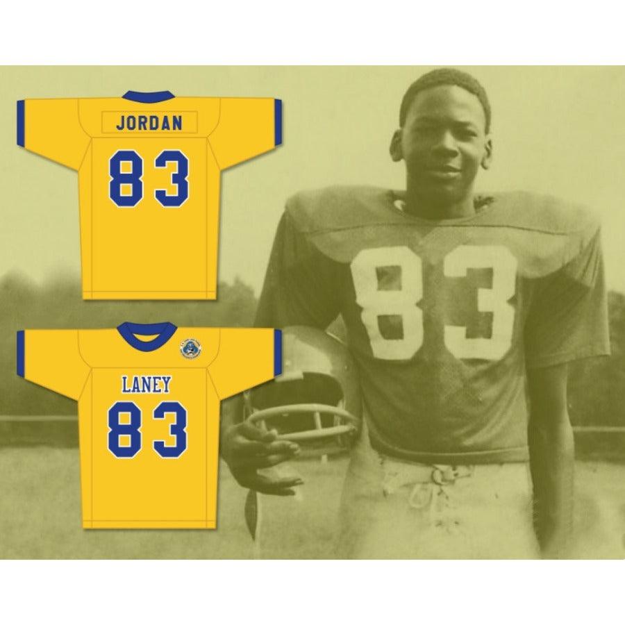 CUSTOM ANY Name Number LANEY MICHAEL JORDAN 83 HIGH SCHOOL FOOTBALL JERSEY WITH PATCH Top Stitched S-6XL