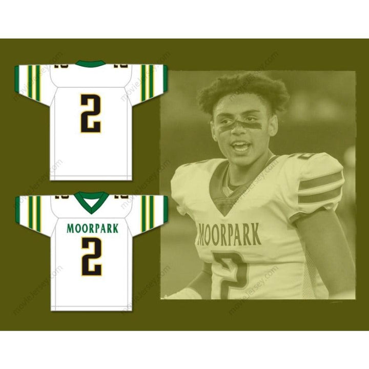 CUSTOM ANY Name Number DRAKE LONDON 2 MOORPARK HIGH SCHOOL MUSKETEERS Jersey Top Stitched S-6XL