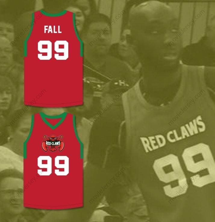 CUSTOM ANY Name Number TACKO FALL 99 MAINE RED BASKETBALL JERSEY 1 Top Stitched S-6XL