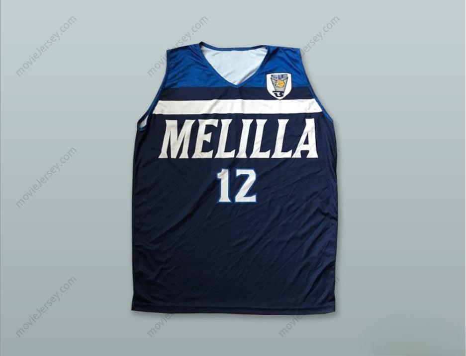 CUSTOM ANY Name Number   Home > BASKETBALL > DARKO BALABAN 12 CLUB MELILLA BALONCESTO NAVY BLUE BASKETBALL JERSEY Top Stitched S-6XL