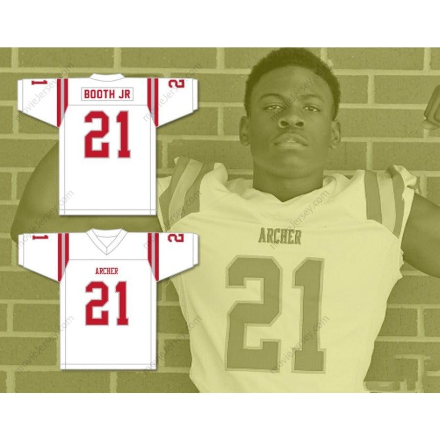 CUSTOM ANY Name Number ANDREW BOOTH JR 21 ARCHER HIGH SCHOOL TIGERS Football Jersey Top Stitched S-6XL