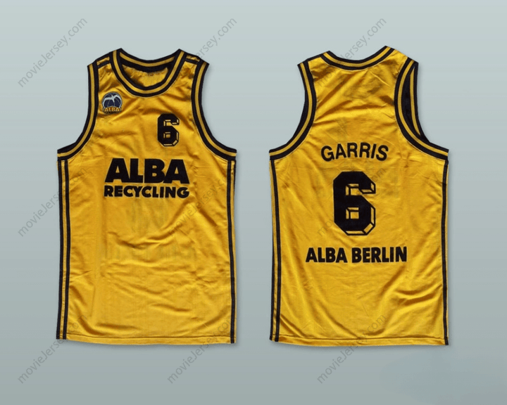CUSTOM ANY Name Number KIWANE GARRIS 6 ALBA BERLIN BASKETBALL JERSEY Top Stitched S-6XL