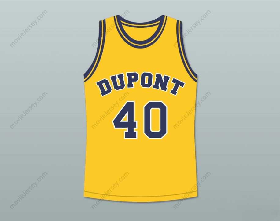 CUSTOM ANY Name Number RANDY MOSS 40 DUPONT HIGH SCHOOL PANTHERS BASKETBALL JERSEY ANY PLAYER OR NUMBER Top Stitched S-6XL