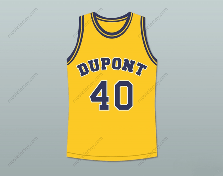 CUSTOM ANY Name Number RANDY MOSS 40 DUPONT HIGH SCHOOL PANTHERS BASKETBALL JERSEY ANY PLAYER OR NUMBER Top Stitched S-6XL