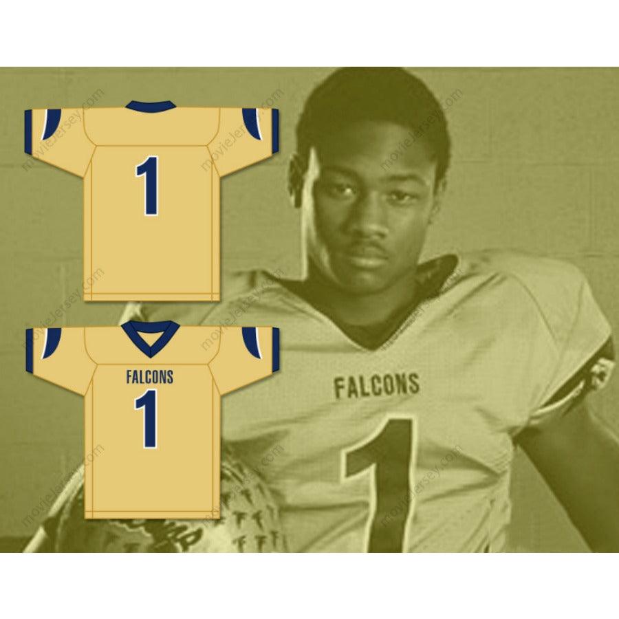 CUSTOM ANY Name Number STEFON DIGGS 1 OUR LADY OF GOOD COUNSEL HIGH SCHOOL FALCONS Football Jersey Top Stitched S-6XL