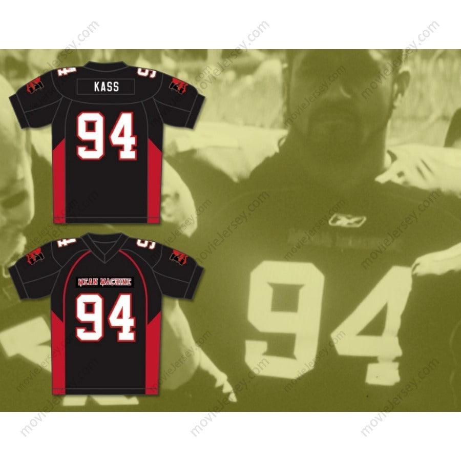 CUSTOM ANY Name Number 94 KASS MEAN MACHINE CONVICTS Football Jersey Top Stitched S-6XL