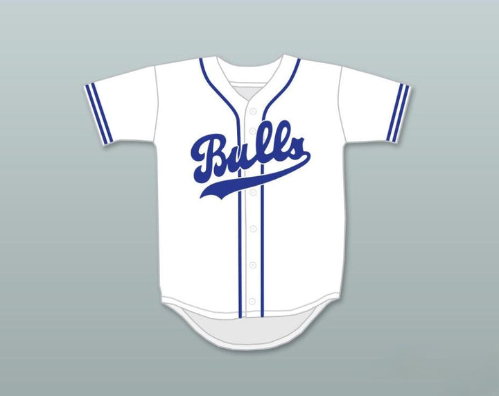 Custom Any Name Number EBBY CALVIN LALOOSH 37  RETRO BUTTON DOWN WHITE BASEBALL JERSEY Top Stitched S-6XL
