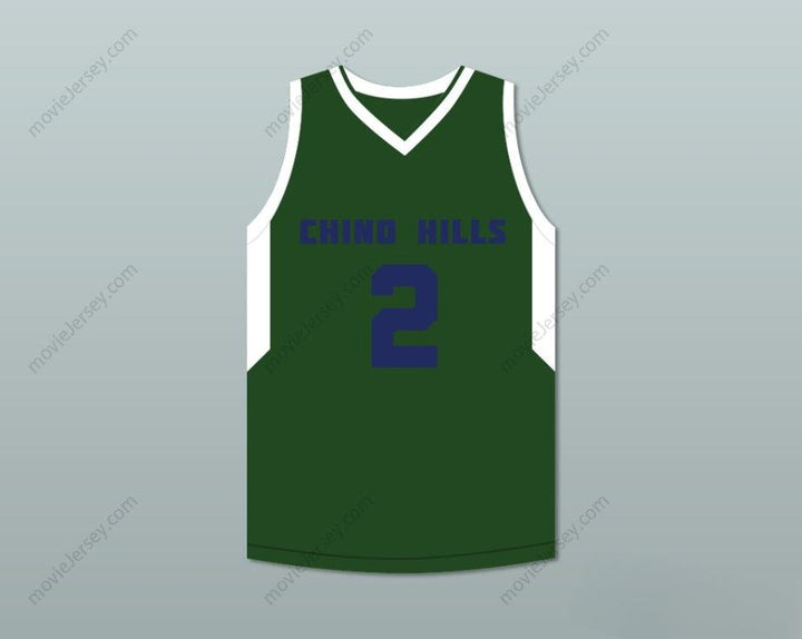CUSTOM ANY Name Number LONZO BALL 2   HIGH SCHOOL HUSKIES GREEN BASKETBALL JERSEY Top Stitched S-6XL