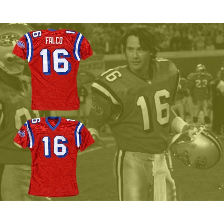 CUSTOM ANY Name Number KEANU REEVES SHANE FALCO 16 SENTINELS FOOTBALL JERSEY THE REPLACEMENTS Top Stitched S-6XL