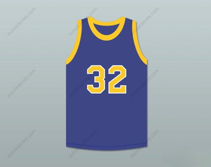 CUSTOM ANY Name Number AIR GORDON 32 BLUE BASKETBALL JERSEY MARTIN Top Stitched S-6XL