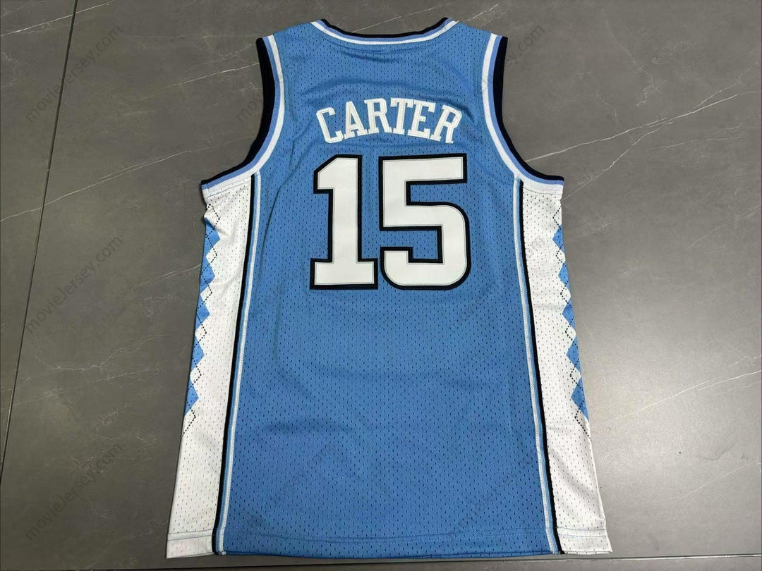 Vince Carter #15 North Carolina Adult /Youth Kids Size  Basketball Jersey Retro child Jersey