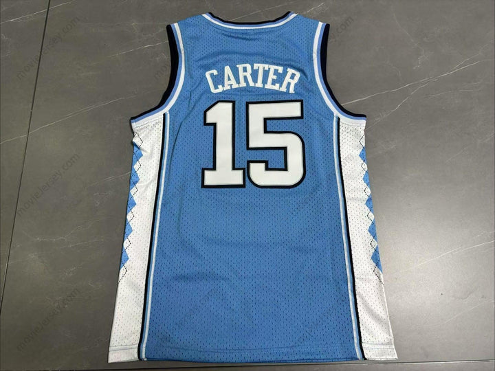 Vince Carter #15 North Carolina Adult /Youth Kids Size  Basketball Jersey Retro child Jersey