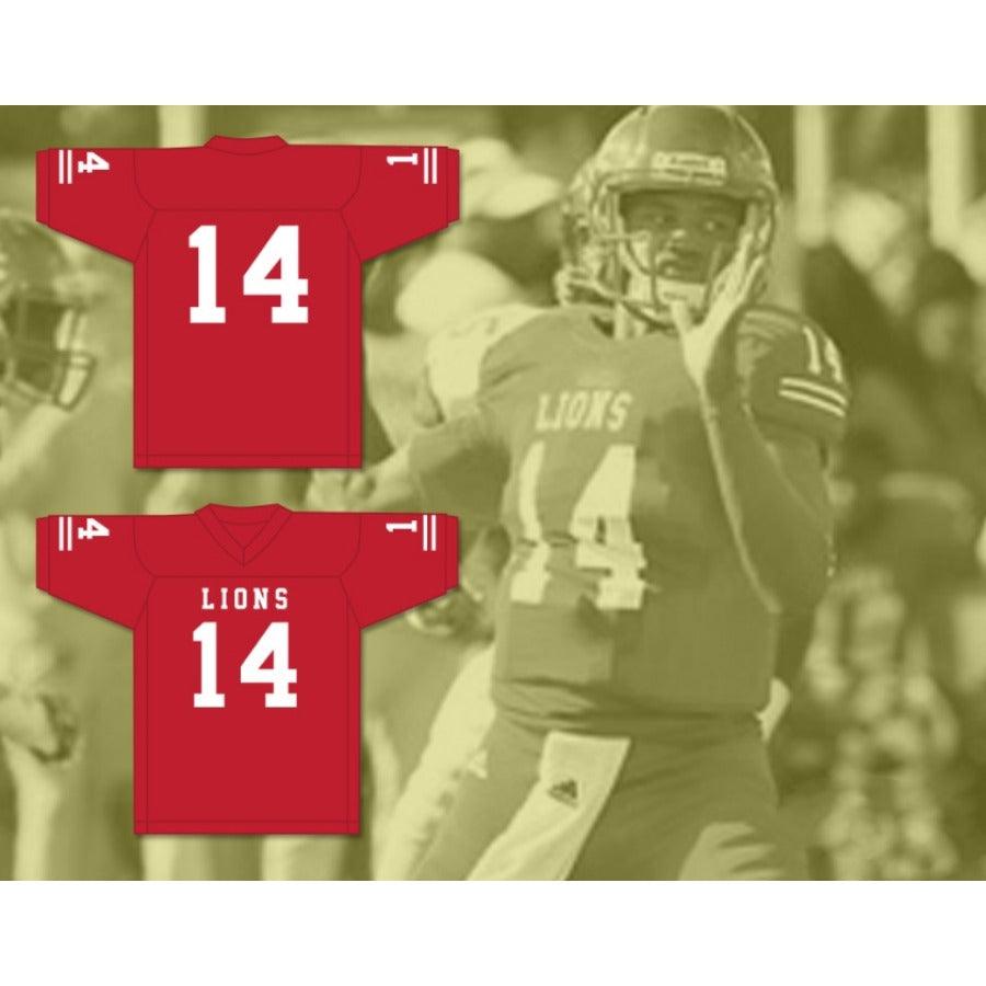 CUSTOM ANY Name Number DE'ANDRE JOHNSON 14 EMCC LIONS Football Jersey Top Stitched S-6XL