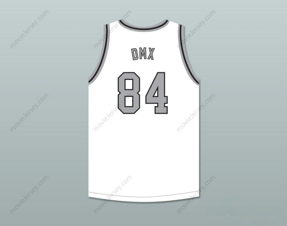 CUSTOM ANY Name Number DMX 84 ROUGH RYDERS WHITE BASKETBALL JERSEY 2 Top Stitched S-6XL