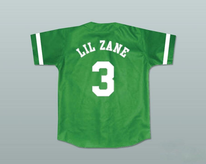 Custom Any Name Number LIL ZANE 3 HARDBALL BASEBALL JERSEY THEME SONG Top Stitched S-6XL