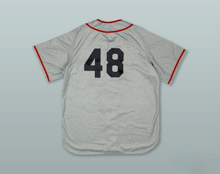 Custom Any Name Number PABLO SANDOVAL 48 SEA LIONS NEGRO LEAGUE GRAY BASEBALL JERSEY Top Stitched S-6XL