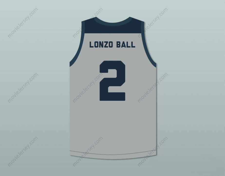 CUSTOM ANY Name Number LONZO BALL 2   HUSKIES GRAY BASKETBALL JERSEY Top Stitched S-6XL