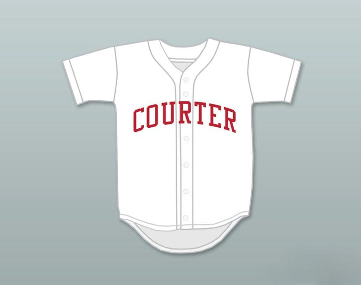 Custom Any Name Number DAVE PARKER 33 COURTER TECH HIGH SCHOOL WHITE BASEBALL JERSEY 2 Top Stitched S-6XL