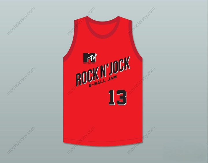 CUSTOM ANY Name Number DAWNN LEWIS 13 BRICKLAYERS BASKETBALL JERSEY SECOND ANNUAL ROCK N' JOCK B-BALL JAM 1992 Top Stitched S-6XL