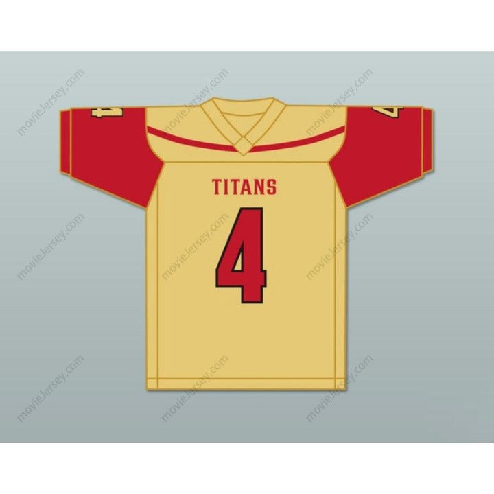 CUSTOM ANY Name Number BAILEY ZAPPE 4 VICTORIA EAST HIGH SCHOOL TITANS Football Jersey Top Stitched S-6XL