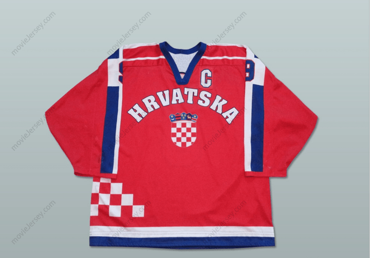 Custom Any Name Number Croatia Hockey Jersey Top Stitched S-6XL