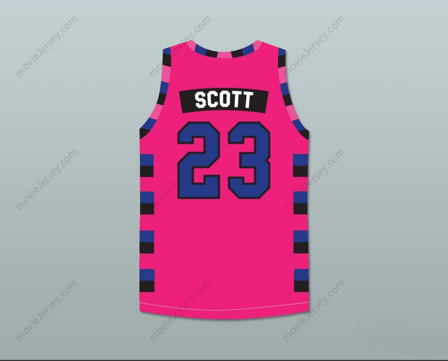 CUSTOM ANY Name Number NATHAN SCOTT 23 ONE TREE HILL RAVENS PINK BASKETBALL JERSEY ANY PLAYER Top Stitched S-6XL