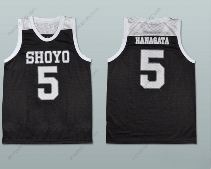 CUSTOM ANY Name Number SLAM DUNK SHOYO 5 TORU HANAGATA BASKETBALL JERSEY MANGA Top Stitched S-6XL