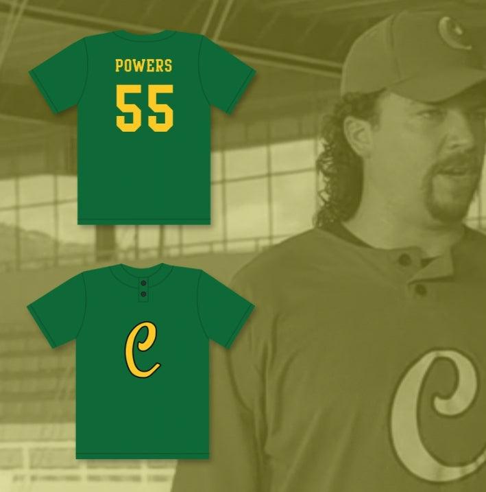 Custom Any Name Number KENNY POWERS 55 CHARROS PRACTICE ALTERNATE HOME BASEBALL JERSEY EASTBOUND & DOWN Top Stitched S-6XL