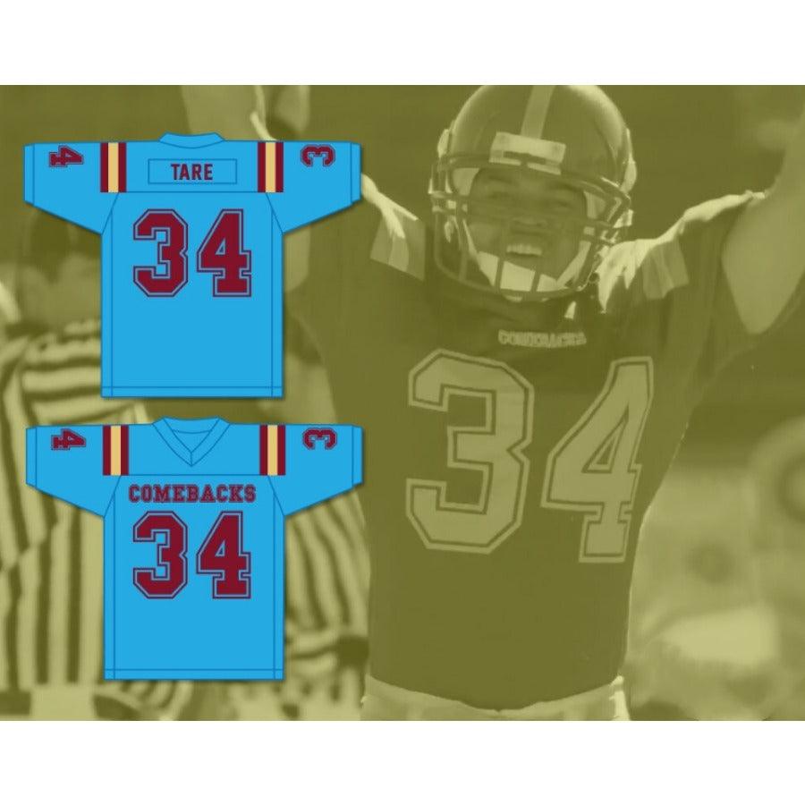 CUSTOM ANY Name Number ASEEL TARE 34 HEARTLAND STATE UNIVERSITY Football Jersey Top Stitched S-6XL