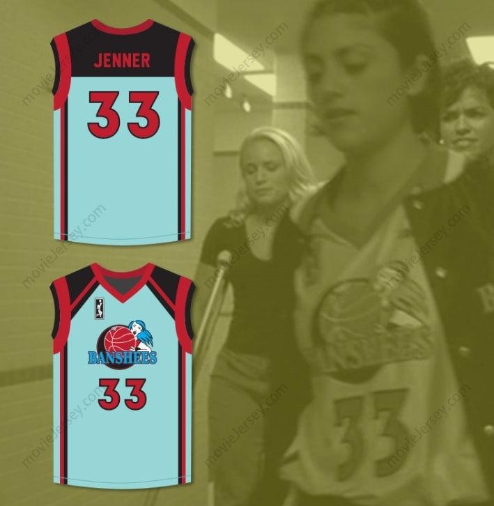 CUSTOM ANY Name Number CAITLYN JENNER 33 CHARLOTTE BANSHEES HOME BASKETBALL JERSEY WITH WUBA PATCH JUWANNA MANN Top Stitched S-6XL