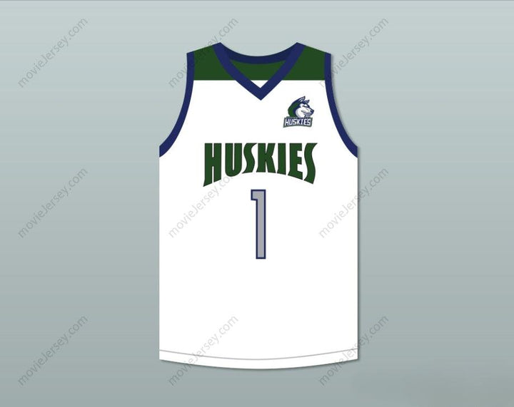 CUSTOM ANY Name Number LAMELO BALL 1 CHINO HILLS HUSKIES WHITE BASKETBALL JERSEY WITH PATCH Top Stitched S-6XL