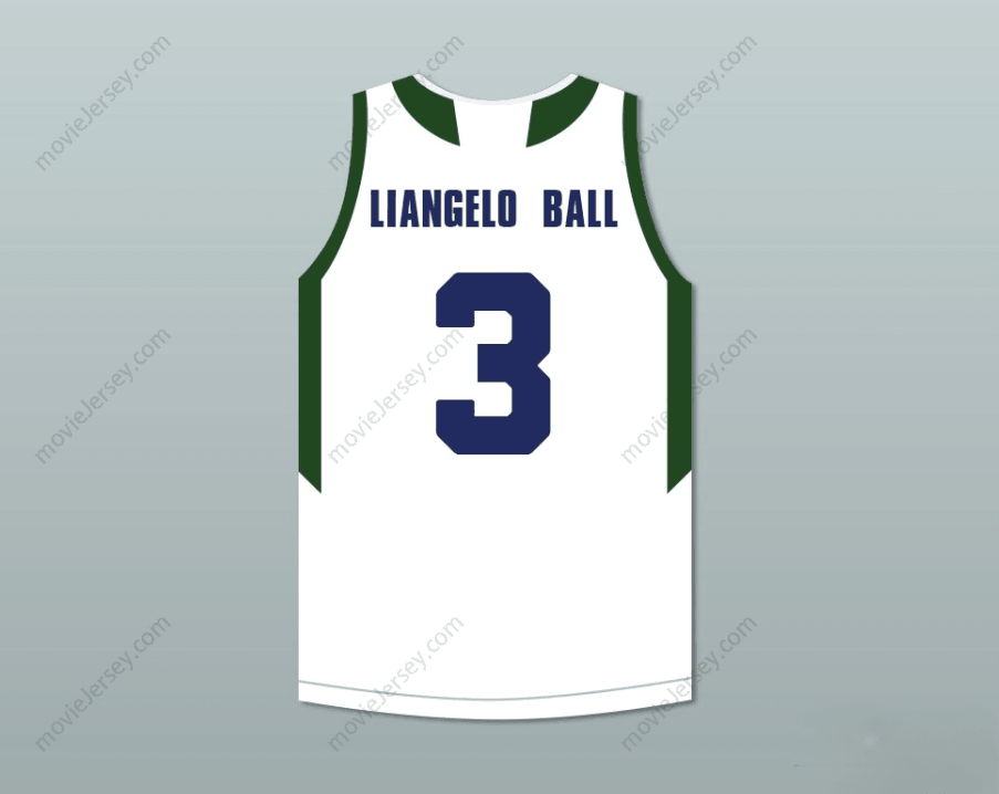 CUSTOM ANY Name Number LIANGELO BALL 3   HUSKIES WHITE BASKETBALL JERSEY 2 Top Stitched S-6XL