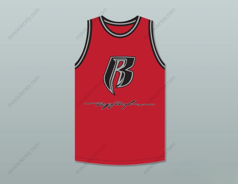 CUSTOM ANY Name Number DMX 84 ROUGH RYDERS RED BASKETBALL JERSEY 2 Top Stitched S-6XL