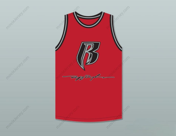 CUSTOM ANY Name Number DMX 84 ROUGH RYDERS RED BASKETBALL JERSEY 2 Top Stitched S-6XL