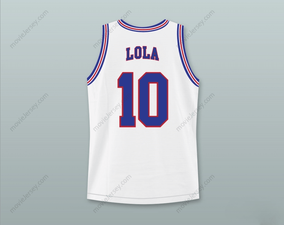 CUSTOM ANY Name Number SPACE JAM TUNE SQUAD LOLA BUNNY 10 BASKETBALL JERSEY STITCH SEWN Top Stitched S-6XL