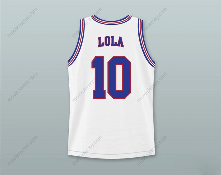 CUSTOM ANY Name Number SPACE JAM TUNE SQUAD LOLA BUNNY 10 BASKETBALL JERSEY STITCH SEWN Top Stitched S-6XL