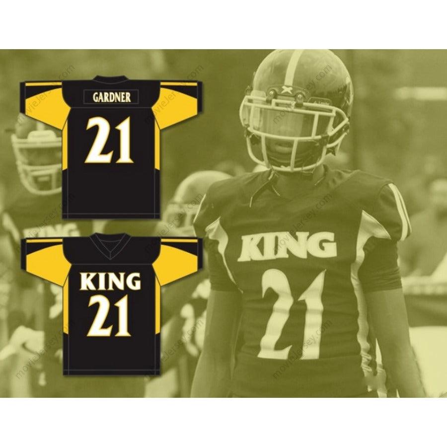 CUSTOM ANY Name Number AHMAD GARDNER 21 MARTIN LUTHER KING HIGH SCHOOL CRUSADERS Football Jersey Top Stitched S-6XL