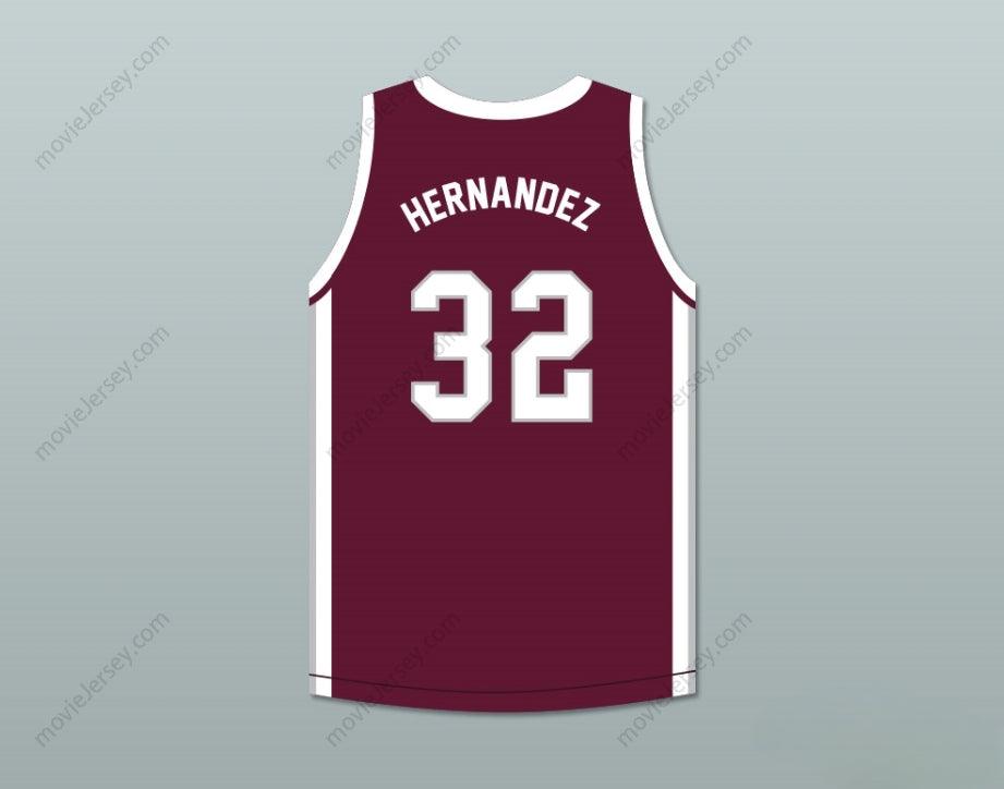 CUSTOM ANY Name Number AARON HERNANDEZ 32 BRISTOL CENTRAL RAMS MAROON BASKETBALL JERSEY KILLER INSIDE: THE MIND OF AARON HERNANDEZ Top Stitched S-6XL