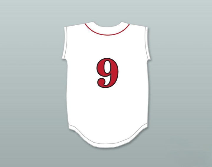 Custom Any Name Number JT REALMUTO 9 CARL ALBERT HIGH SCHOOL  WHITE BASEBALL JERSEY 1 Top Stitched S-6XL