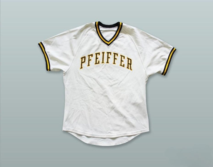 Custom Any Name Number PFEIFFER UNIVERSITY 2 WHITE BASEBALL JERSEY Top Stitched S-6XL