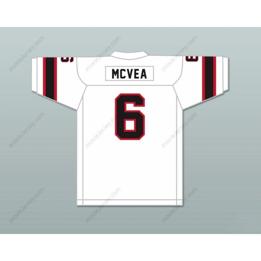 CUSTOM ANY Name Number 1974 WFL WARREN MCVEA 6 DETROIT WHEELS Football Jersey Top Stitched S-6XL