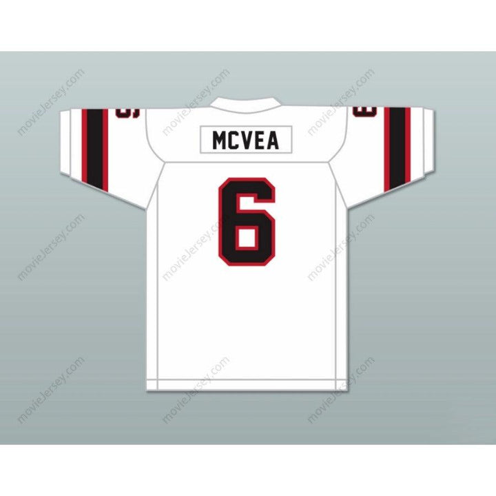 CUSTOM ANY Name Number 1974 WFL WARREN MCVEA 6 DETROIT WHEELS Football Jersey Top Stitched S-6XL
