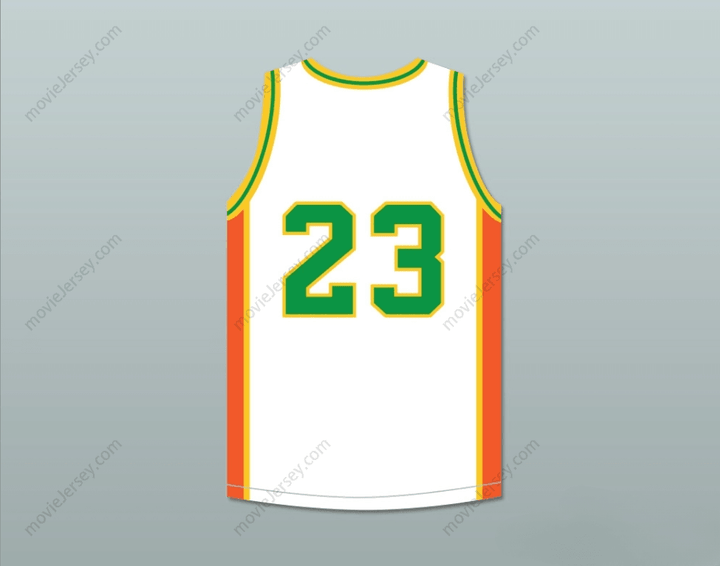 CUSTOM ANY Name Number EAST COMPTON CLOVERS WHITE BASKETBALL JERSEY Top Stitched S-6XL