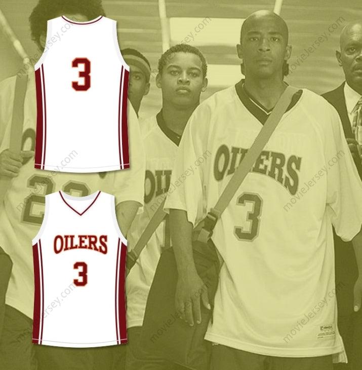 CUSTOM ANY Name Number JARON 'WORM' WILLIS 3 RICHMOND OILERS AWAY BASKETBALL JERSEY COACH CARTER Top Stitched S-6XL