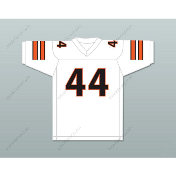 CUSTOM ANY Name Number TONY GONZALEZ 44 HUNTINGTON BEACH HIGH SCHOOL OILERS WHITE FOOTBALL JERSEY Top Stitched S-6XL