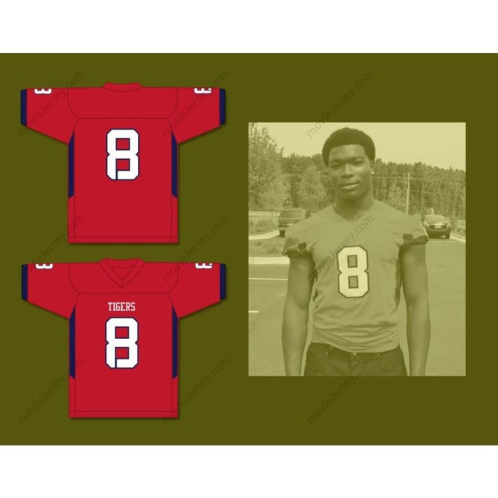 CUSTOM ANY Name Number DARRELL HENDERSON 8 SOUTH PANOLA HIGH SCHOOL TIGERS Football Jersey Top Stitched S-6XL