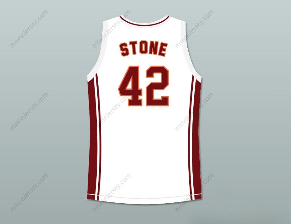 CUSTOM ANY Name Number ROB BROWN KENYON STONE 42 RICHMOND OILERS AWAY BASKETBALL JERSEY COACH CARTER Top Stitched S-6XL