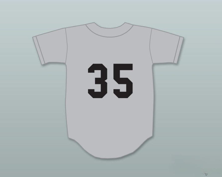 Custom Any Name Number RICHARD PRYOR MONTY BREWSTER 35   GRAY BASEBALL JERSEY BREWSTER'S MILLIONS Top Stitched S-6XL