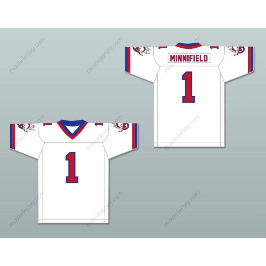 CUSTOM ANY Name Number 1984 USFL FRANK MINNIFIELD 1 ARIZONA WRANGLERS HOME Football Jersey Top Stitched S-6XL
