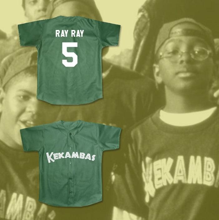 Custom Any Name Number RAYMOND 'RAY RAY' BENNET 5 KEKAMBAS BASEBALL JERSEY HARDBALL DARK GREEN Top Stitched S-6XL